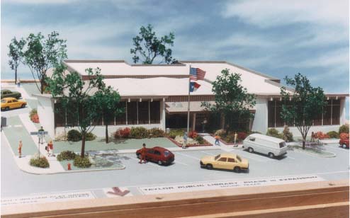 Taylor Public Library Model Image for Thibodeau, AIA Architect, Texas